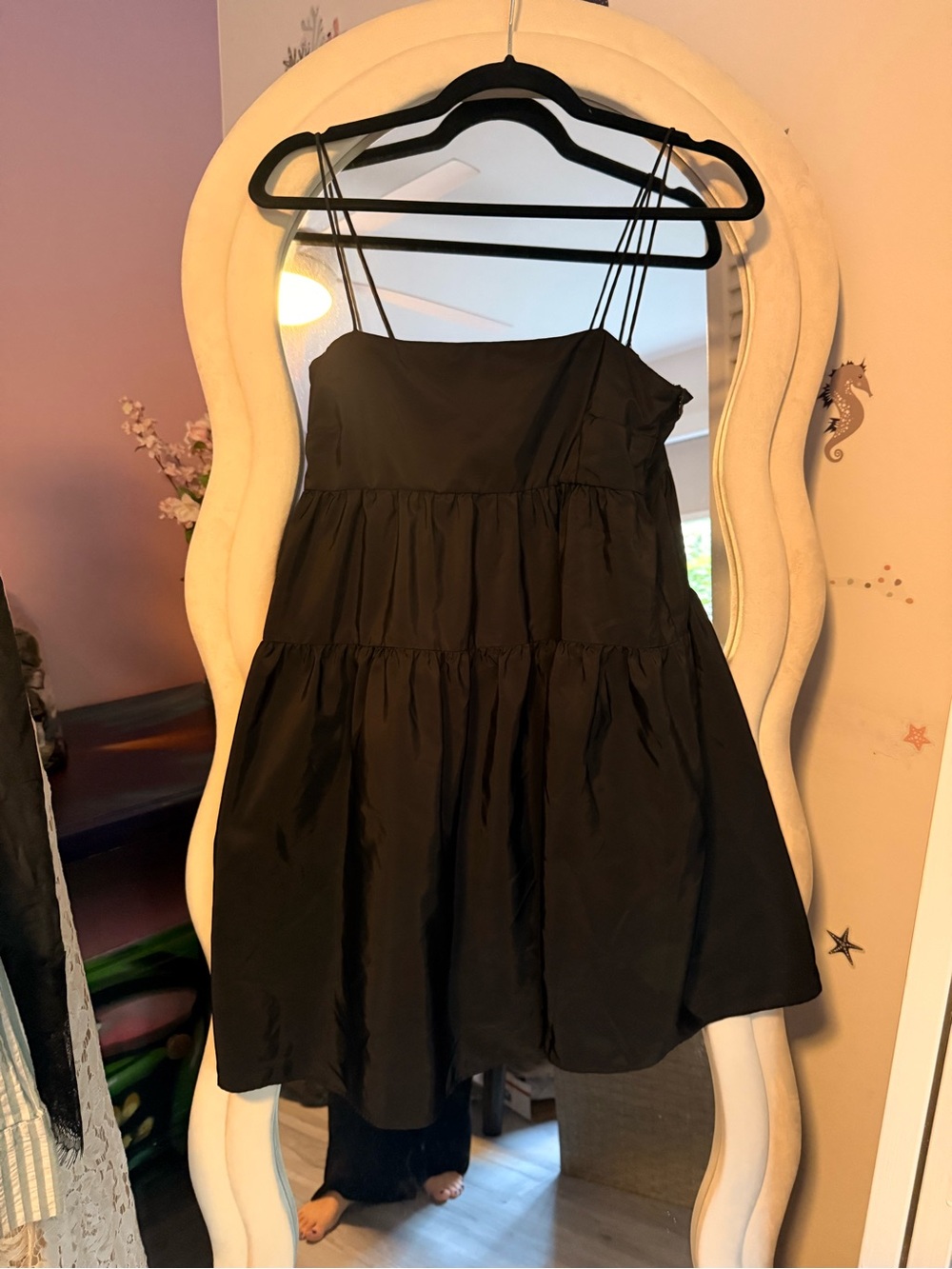 H&M Black babydoll dress